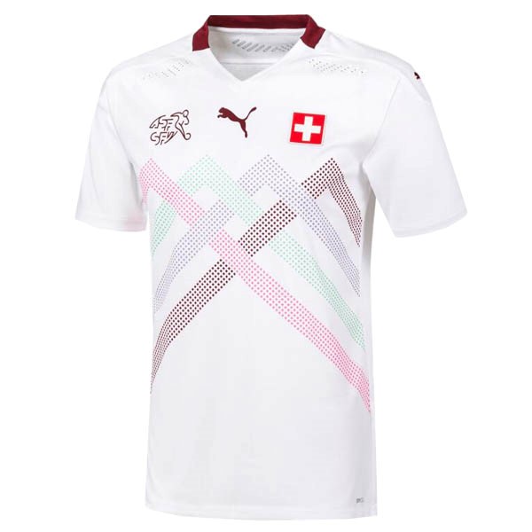 Camiseta Suiza Segunda equipación 2020 Blanco